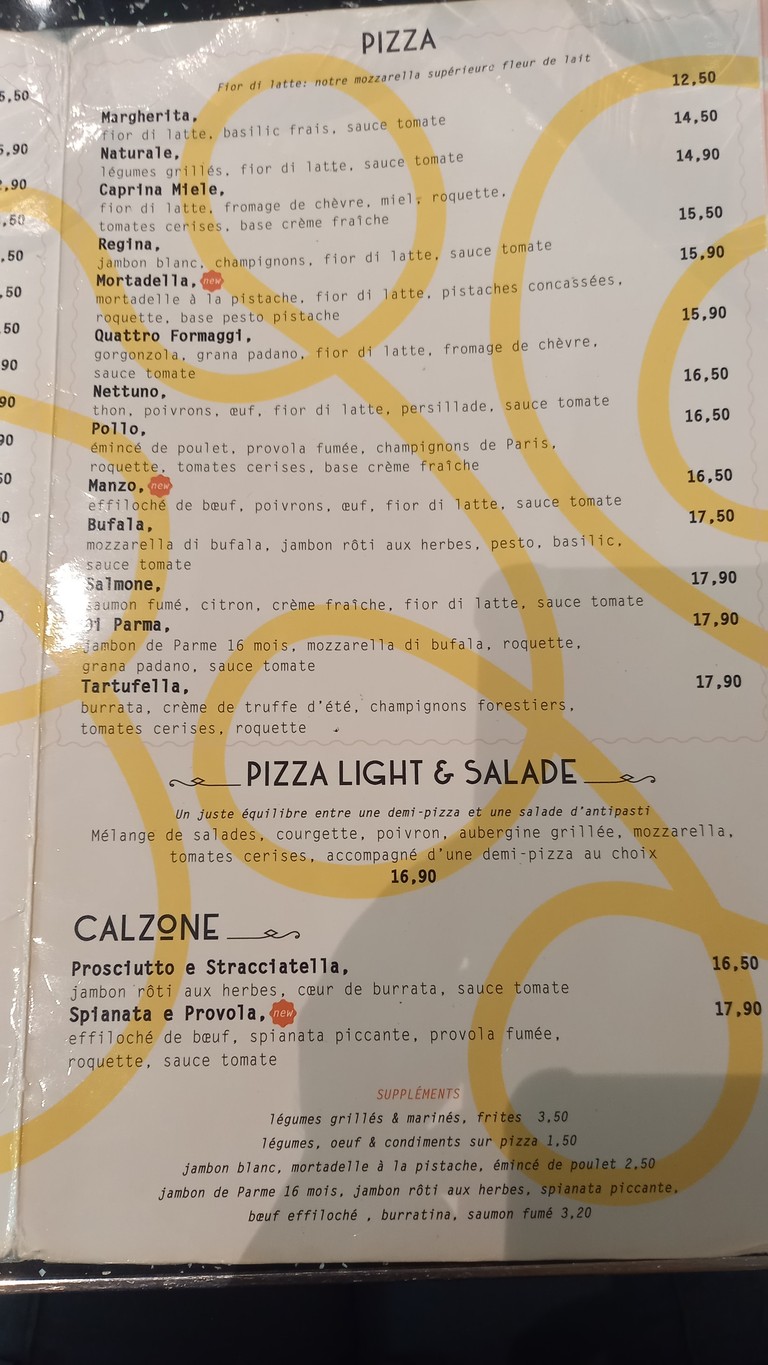 Fratellini Caffe menu 3