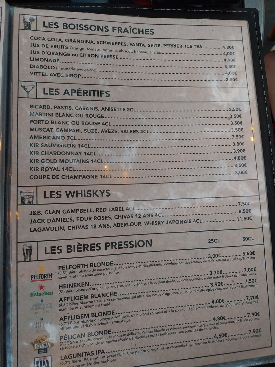 Le Liberté menu 5