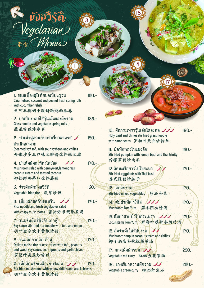 Bānggēk Bó'ěr dé menu 2