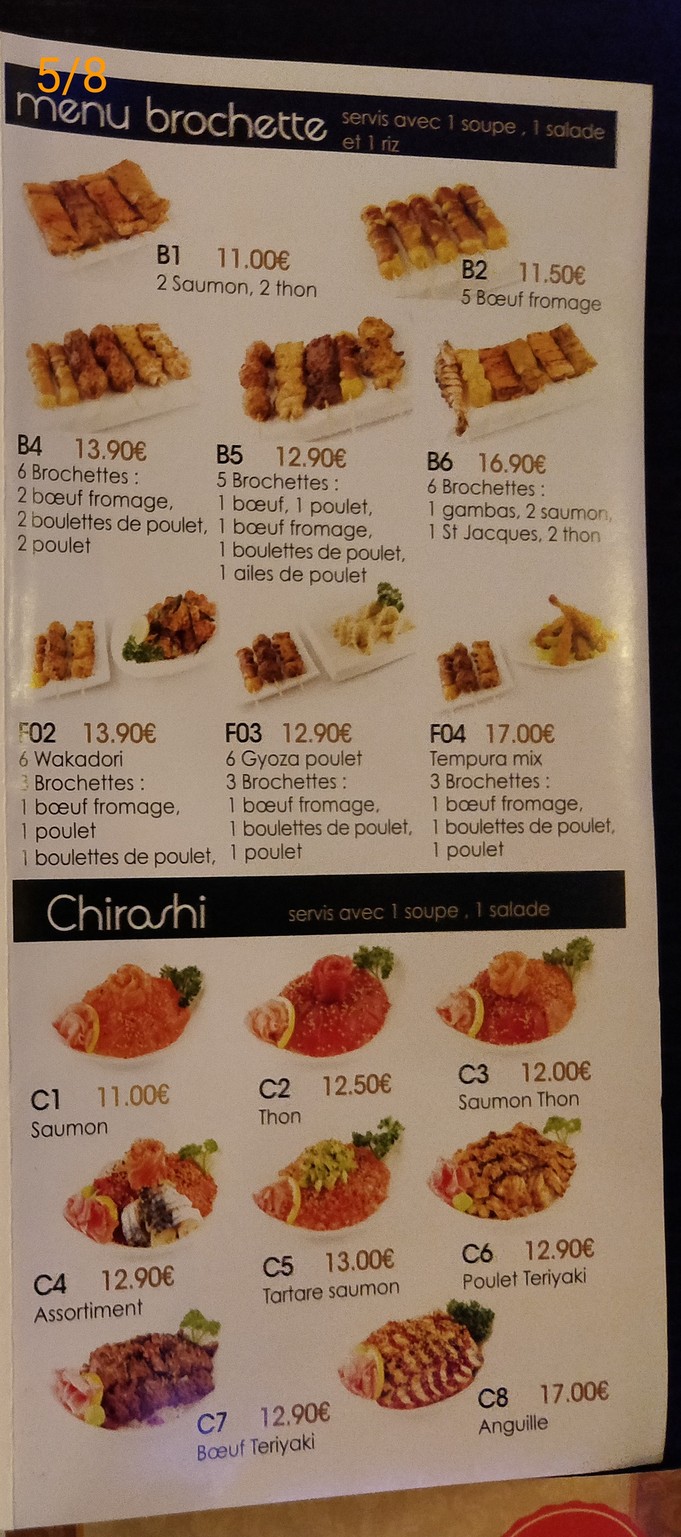 Jinyao Japanese Restaurant menu 7