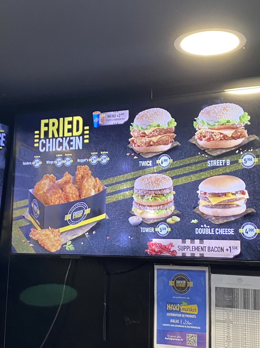 Chicken Street menu 3