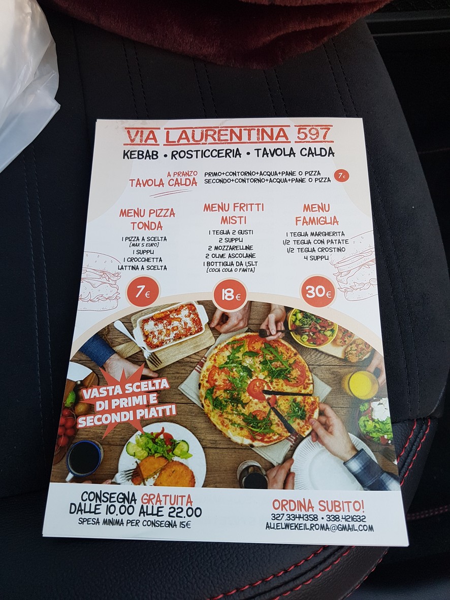 Pizzeria Kebab Roma menu 1
