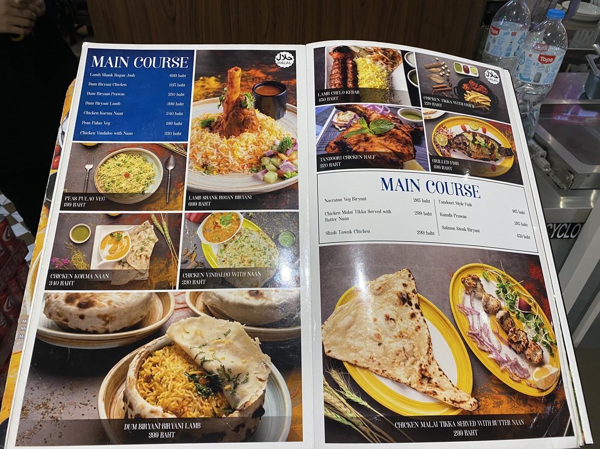 Ali's Indian & Thai - Centro MBK Piso G Zona D (Halal) menu 2