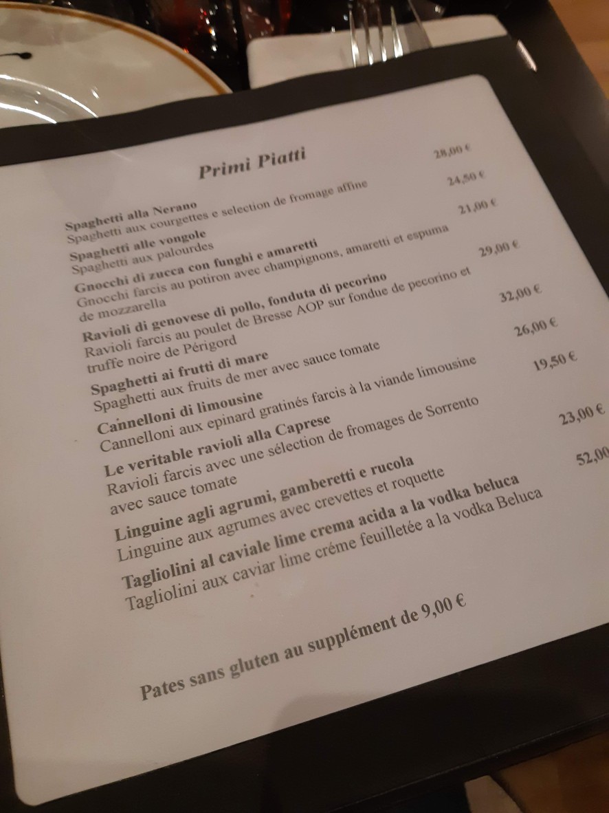 Il Sorrentino menu 2