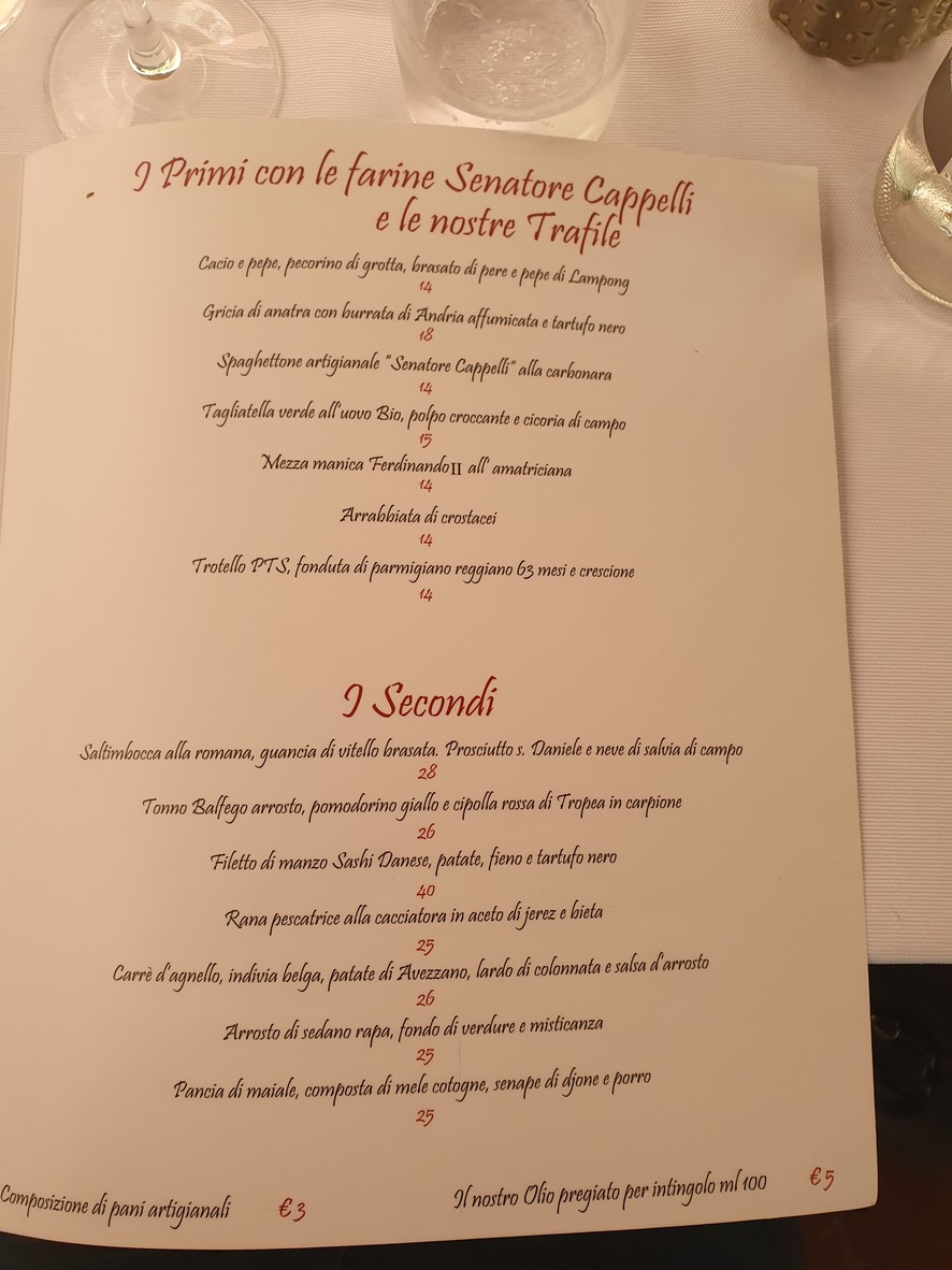 Ristorante Puntarella menu 2