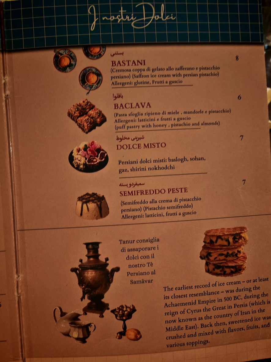 Tanur menu 6