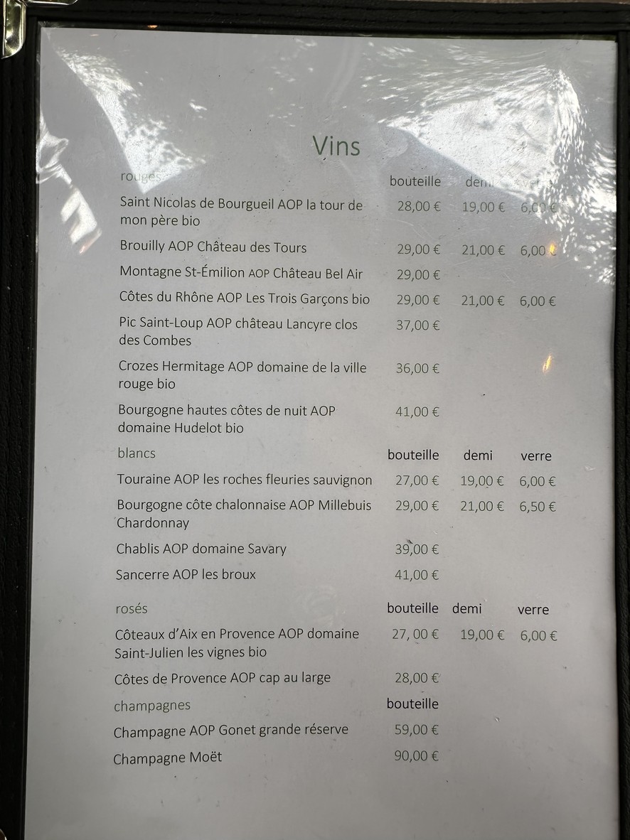 Bistro L'Olivier menu 3