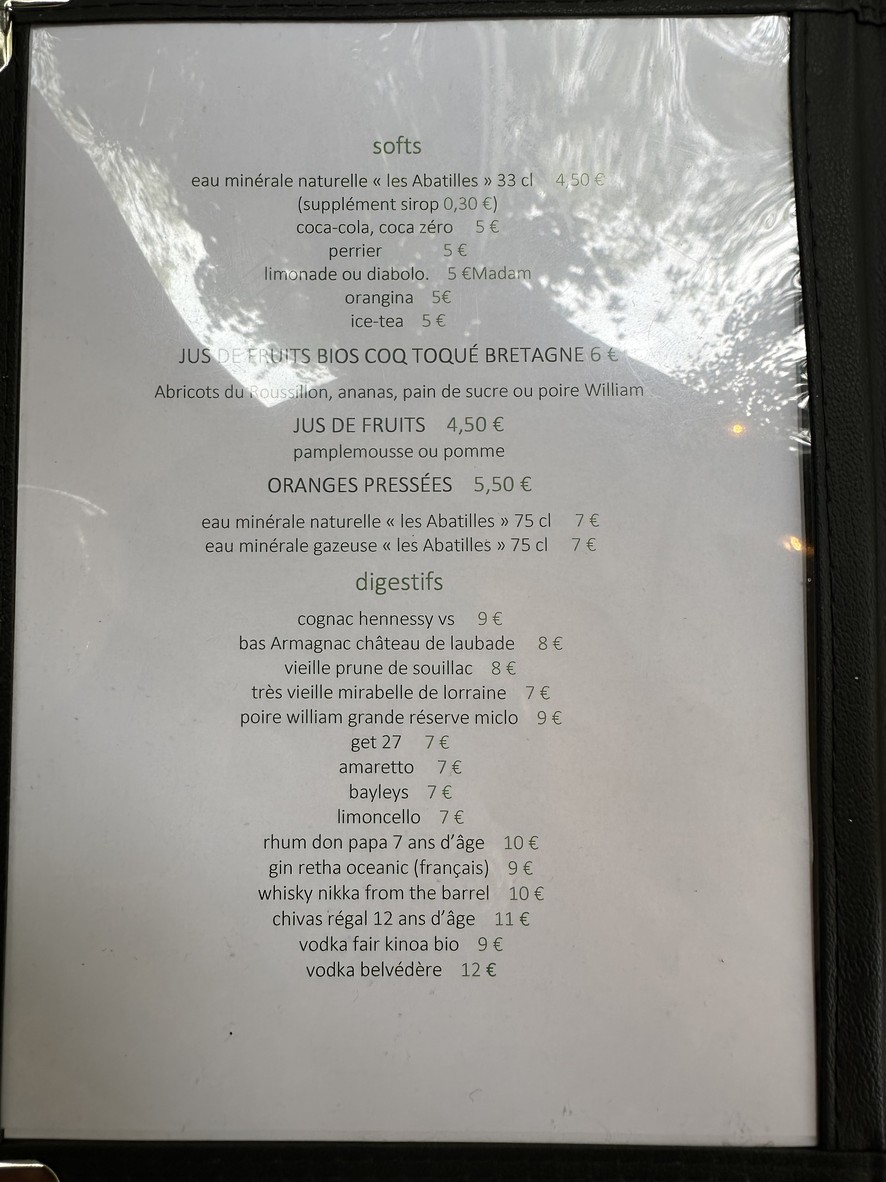Bistro L'Olivier menu 4