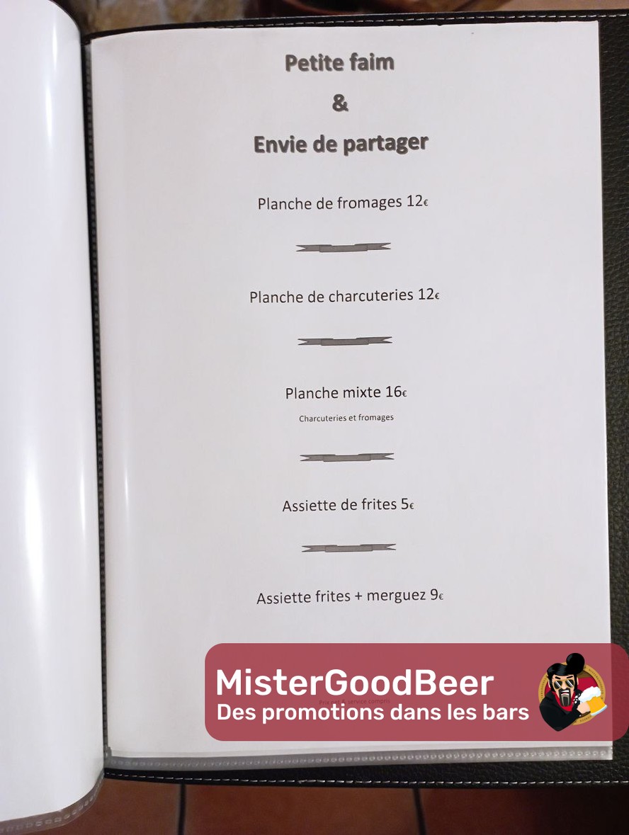 Restaurant et Bar du Lycée menu 1