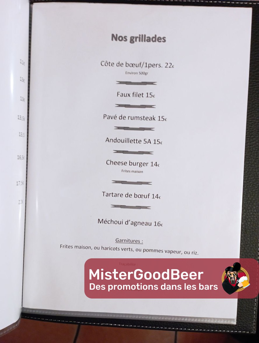 Restaurant et Bar du Lycée menu 2