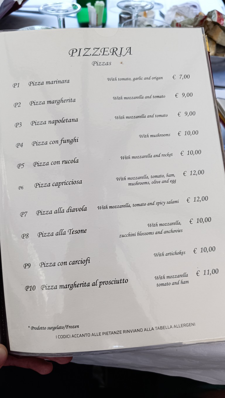 Hostaria da Tesone menu 6