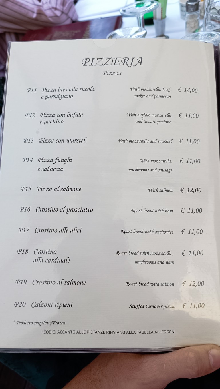 Hostaria da Tesone menu 7