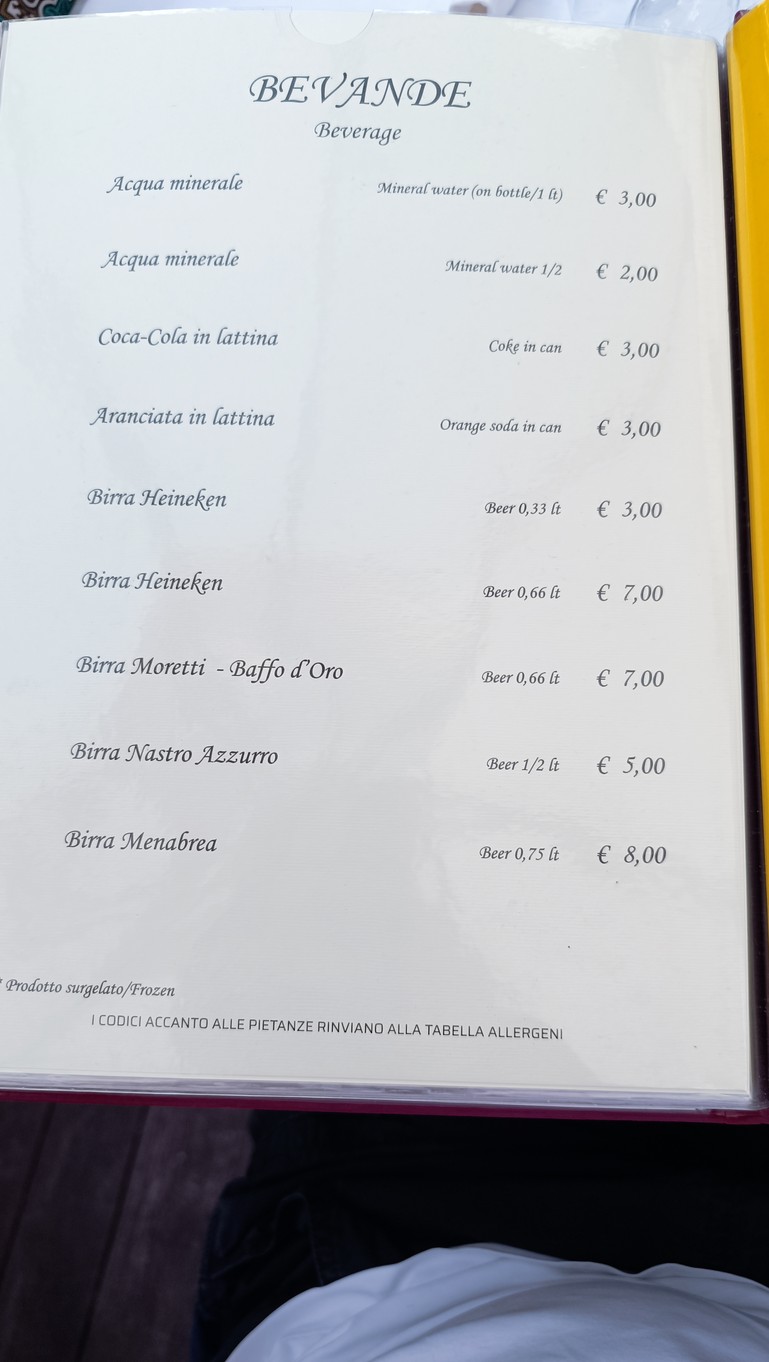 Hostaria da Tesone menu 8