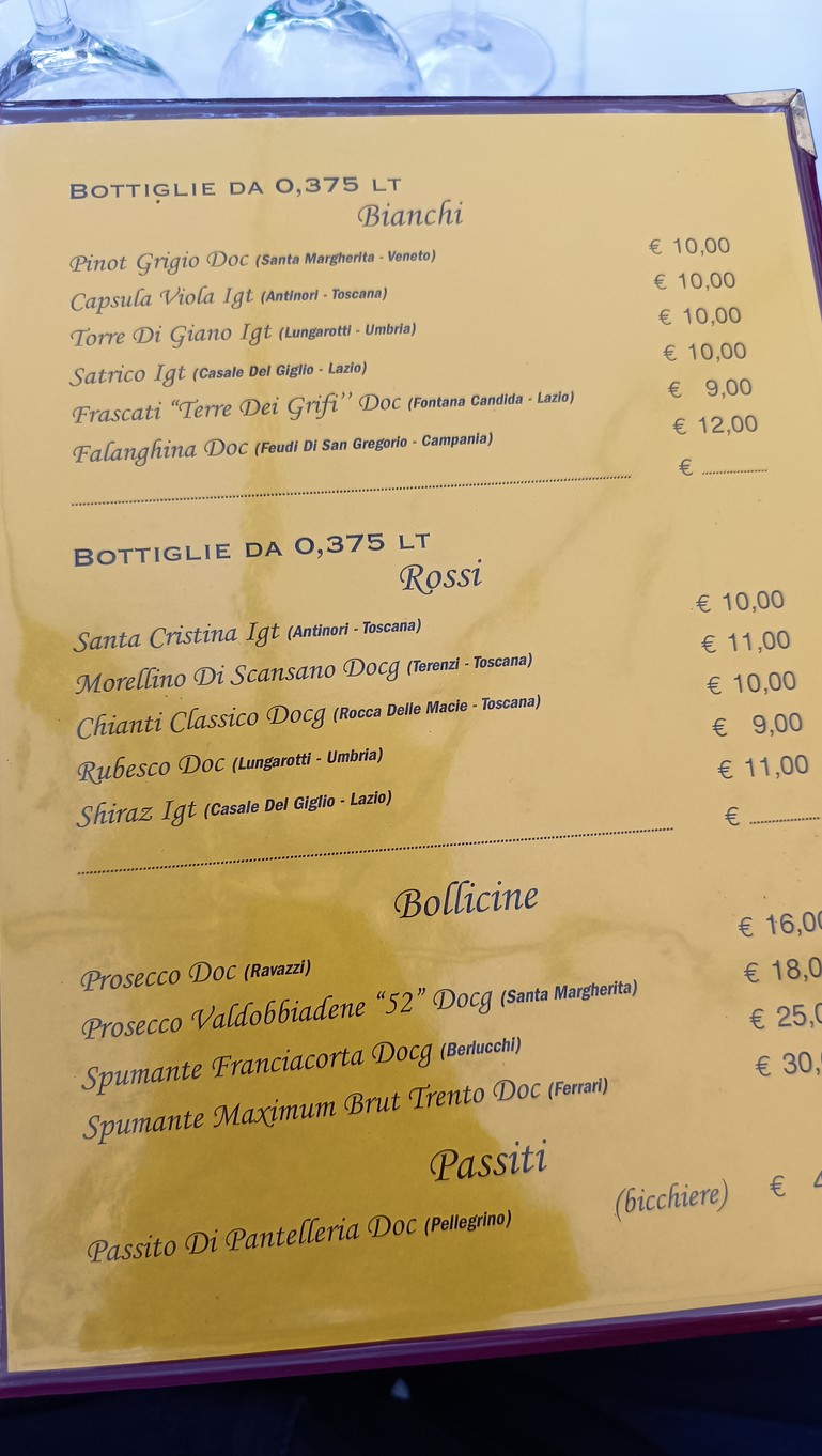 Hostaria da Tesone menu 9