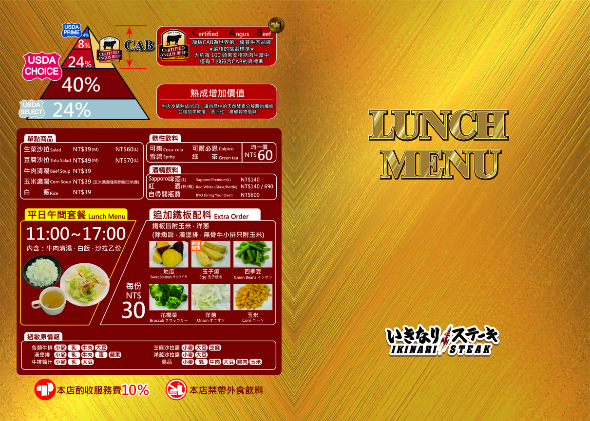 Ikinari Steak - Rìshì měishí niúpái yuēhuì cāntīng wǔ wǎnjiān tàocān jiātíng gōngsī tuántǐ jùcān (rénqì gāo CP bì chī) menu 3