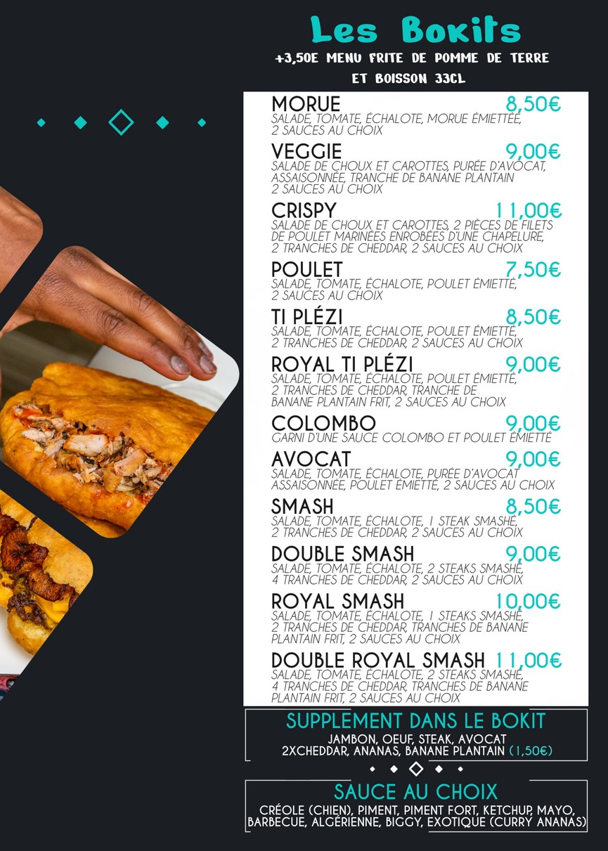 TI PLÉZI ANTILLAIS - Courbevoie menu 2
