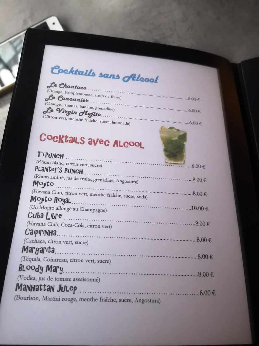 Alfred's Café menu 2