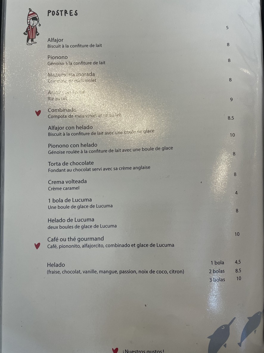 Restaurant Mi Perú Paris 12 menu 5