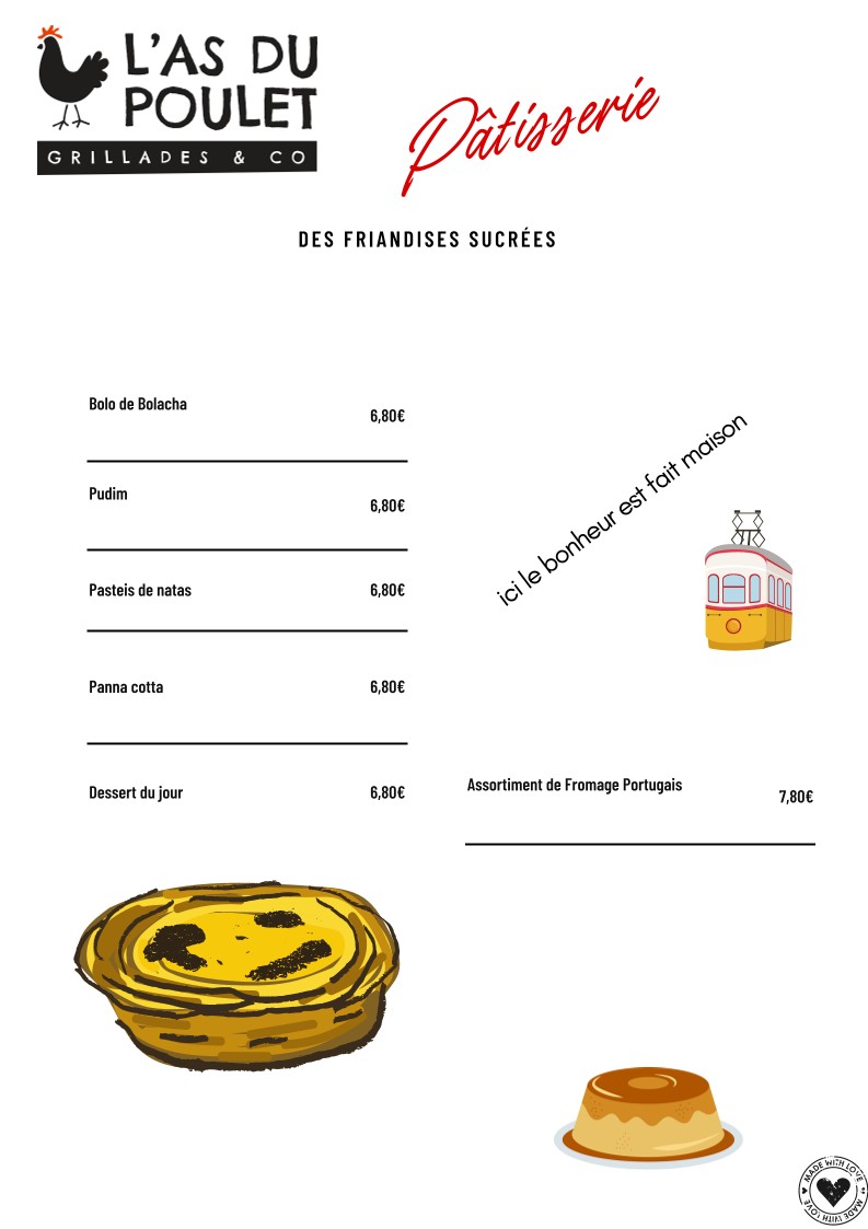 El As del Pollo menu 2