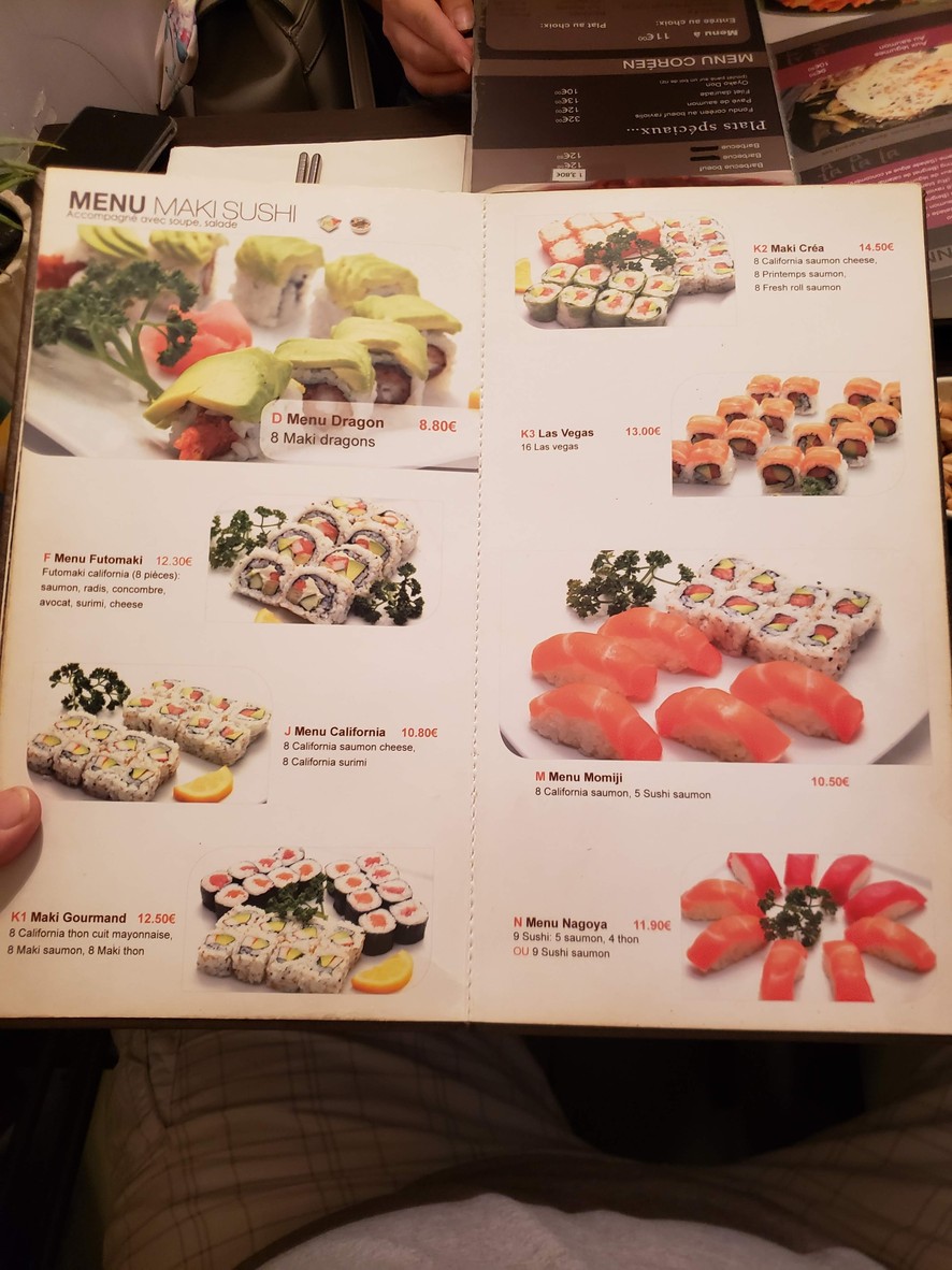 Chez Petit Hugo menu 3