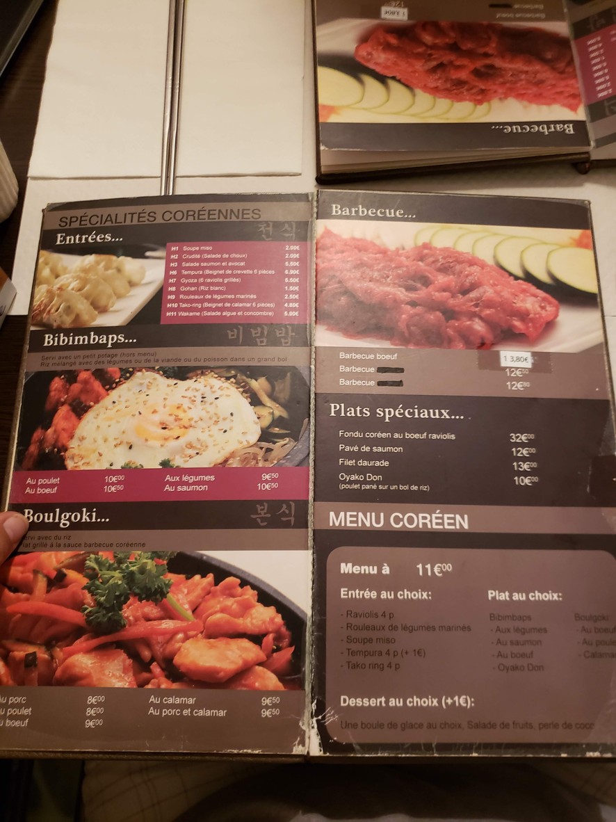 Chez Petit Hugo menu 4