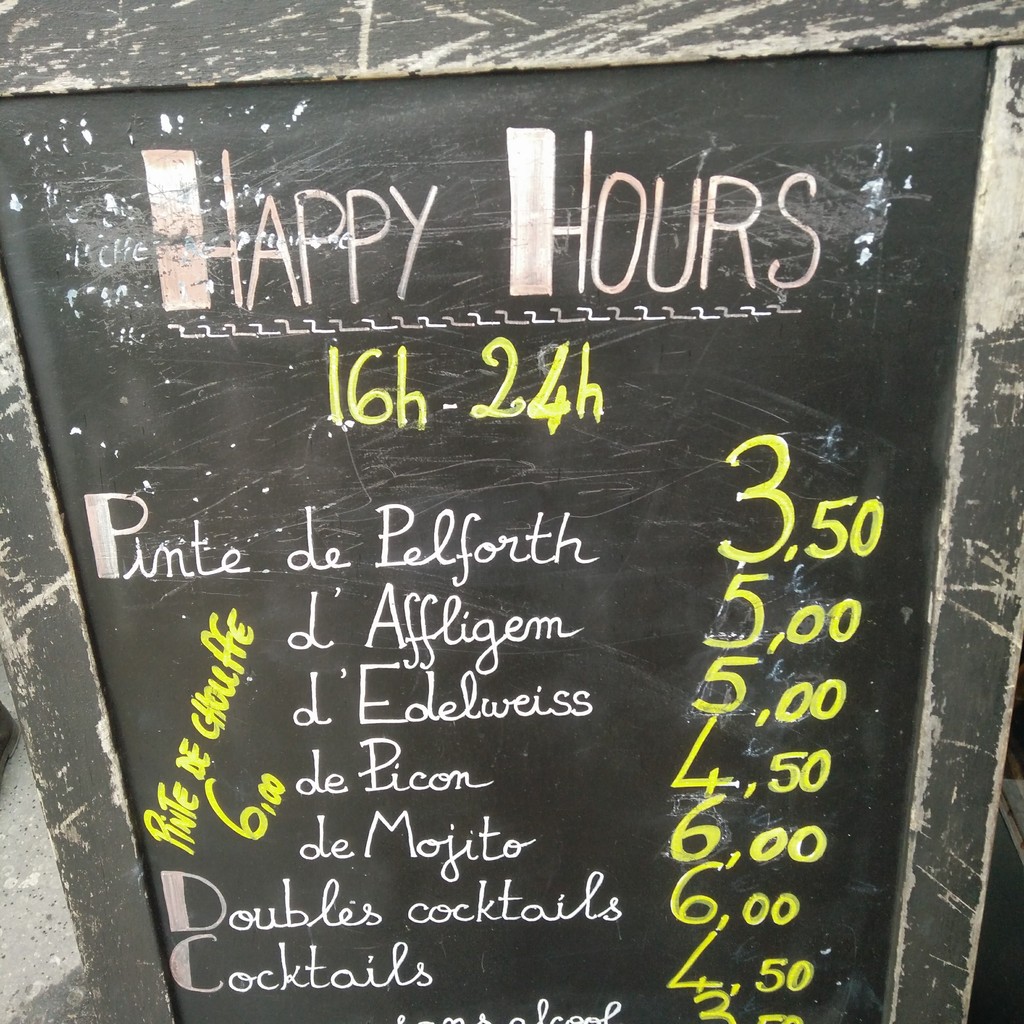 Stand'art café menu 3