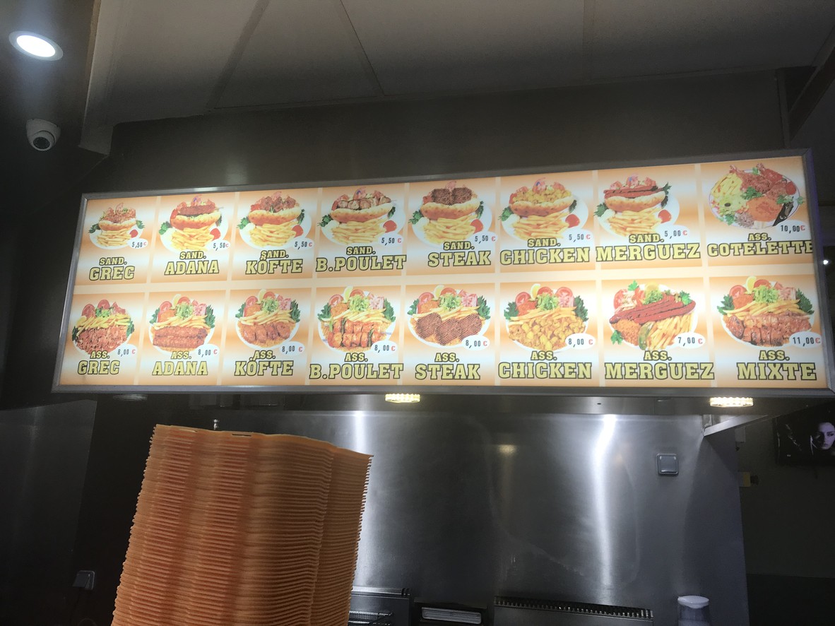 Restaurant Asya menu 1