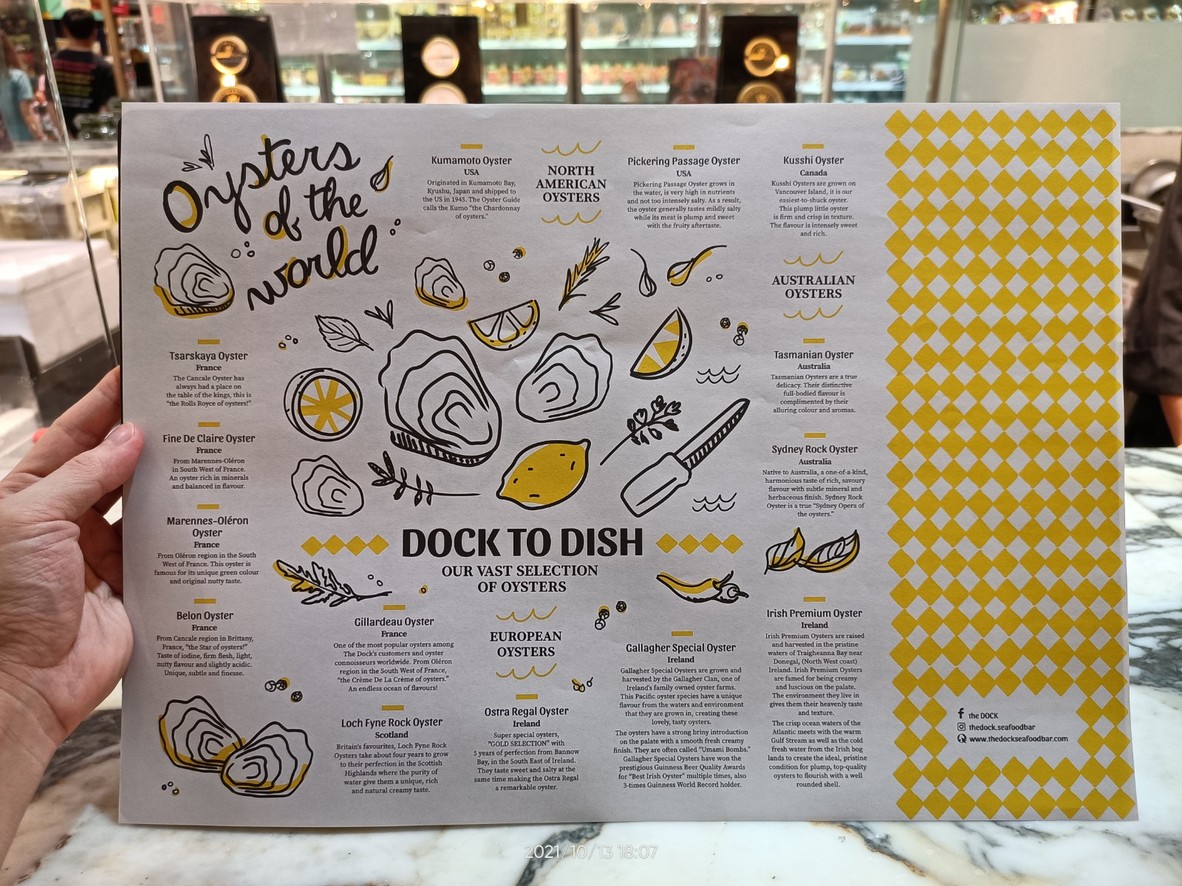 the DOCK Emquartier menu 1