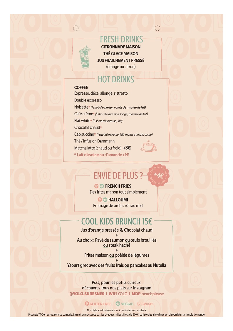 YOLO Suresnes menu 3