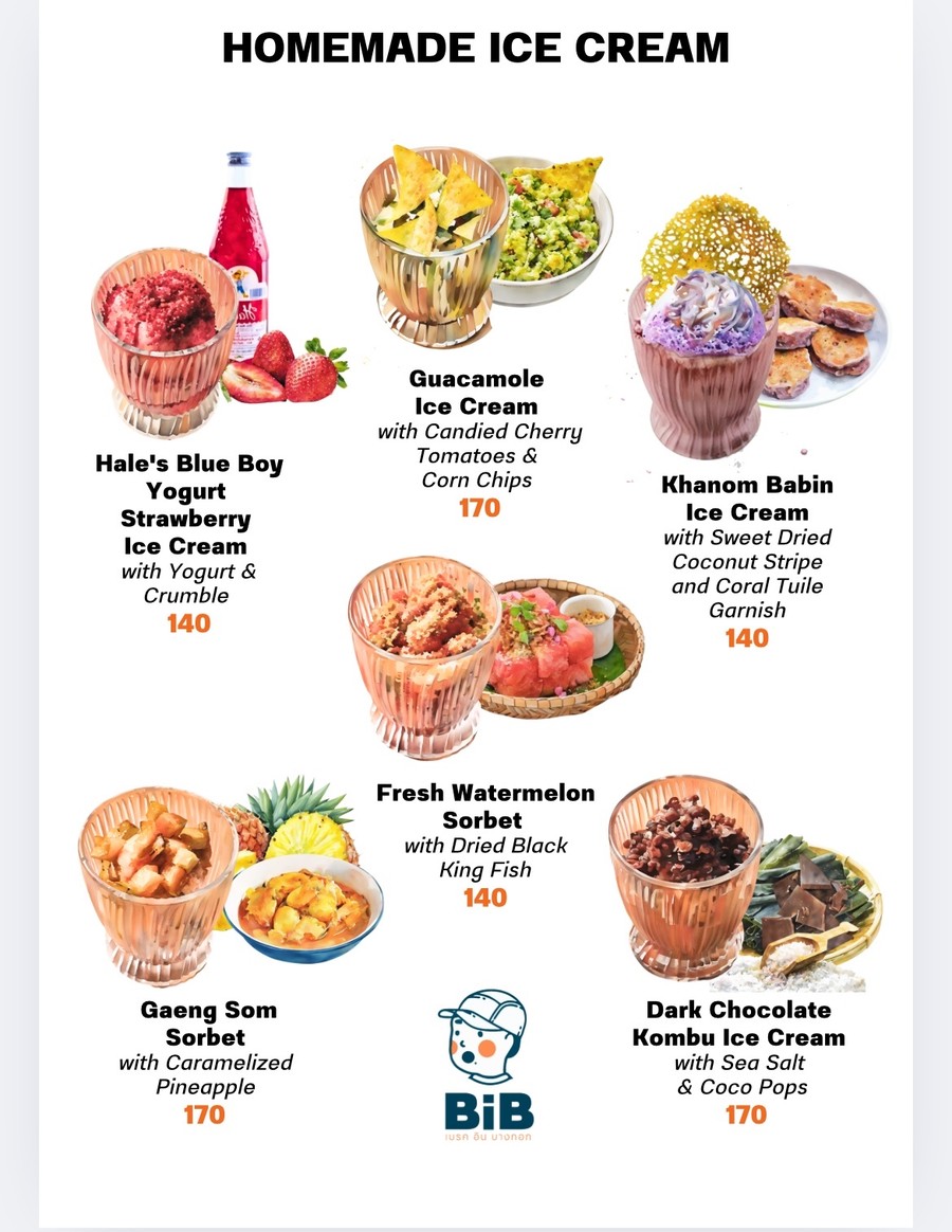 BIB: Break in Bangkok menu 3
