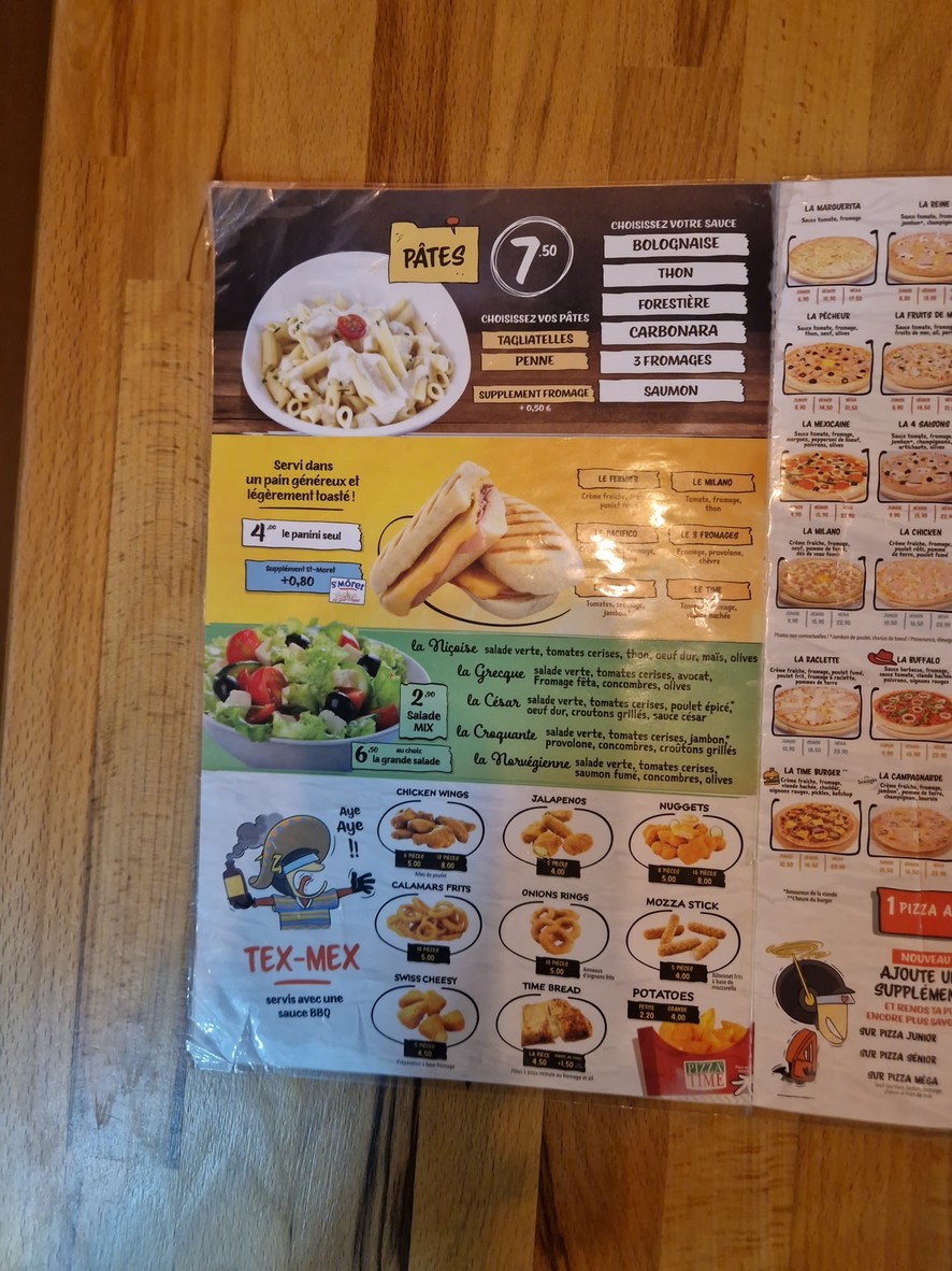 Pizza Time® Alfortville menu 2