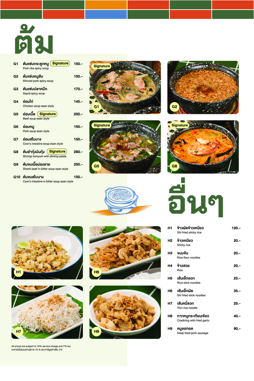 Larb Lauren ร้านลาบลอเรน menu 7