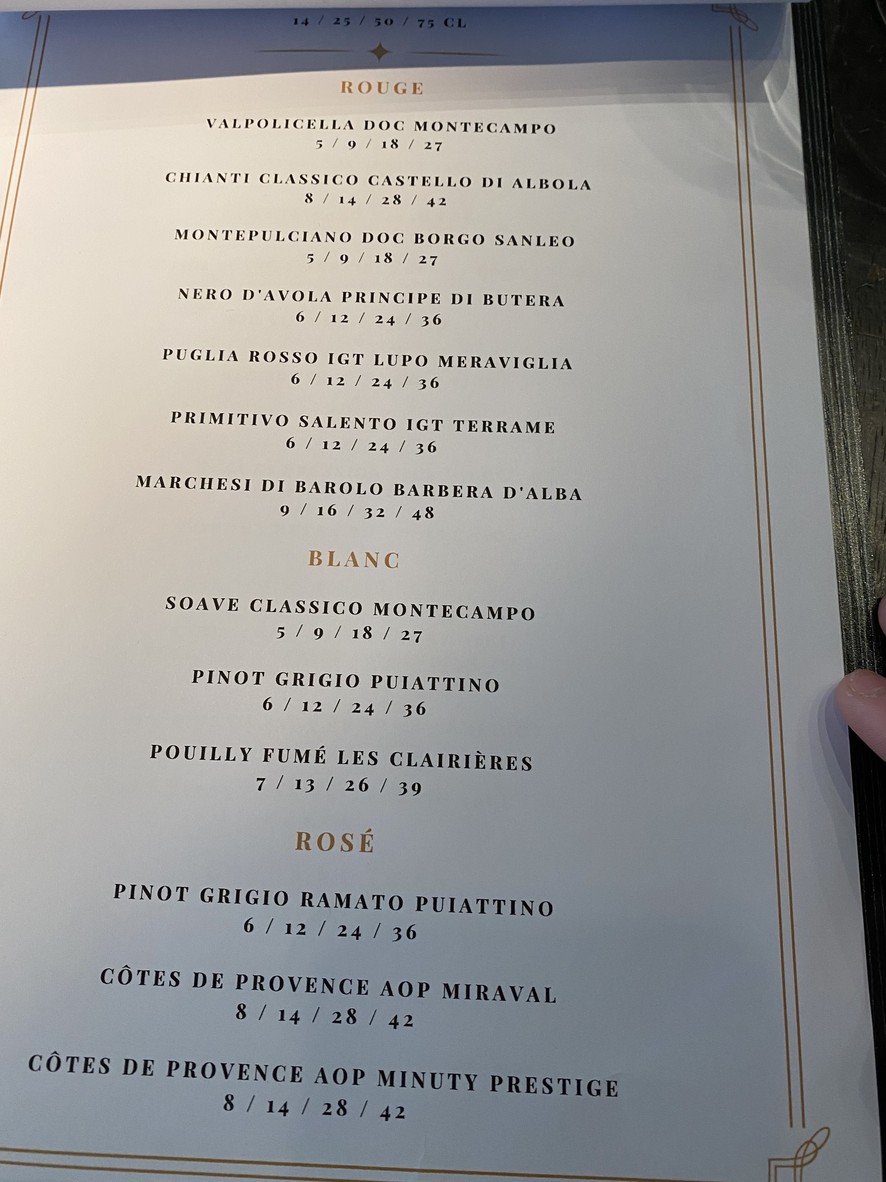 Lucia Pasta & Pizza menu 5