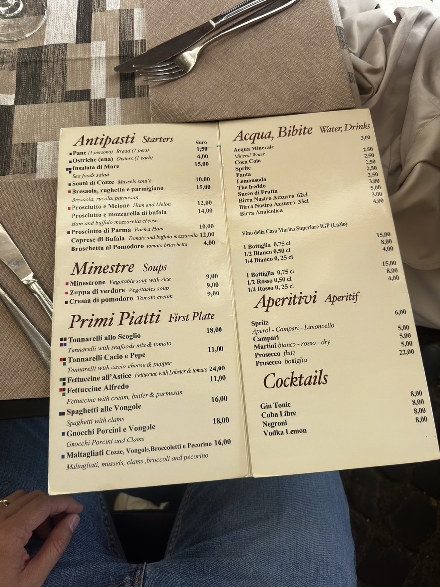 La Taverna Dei Monti menu 3