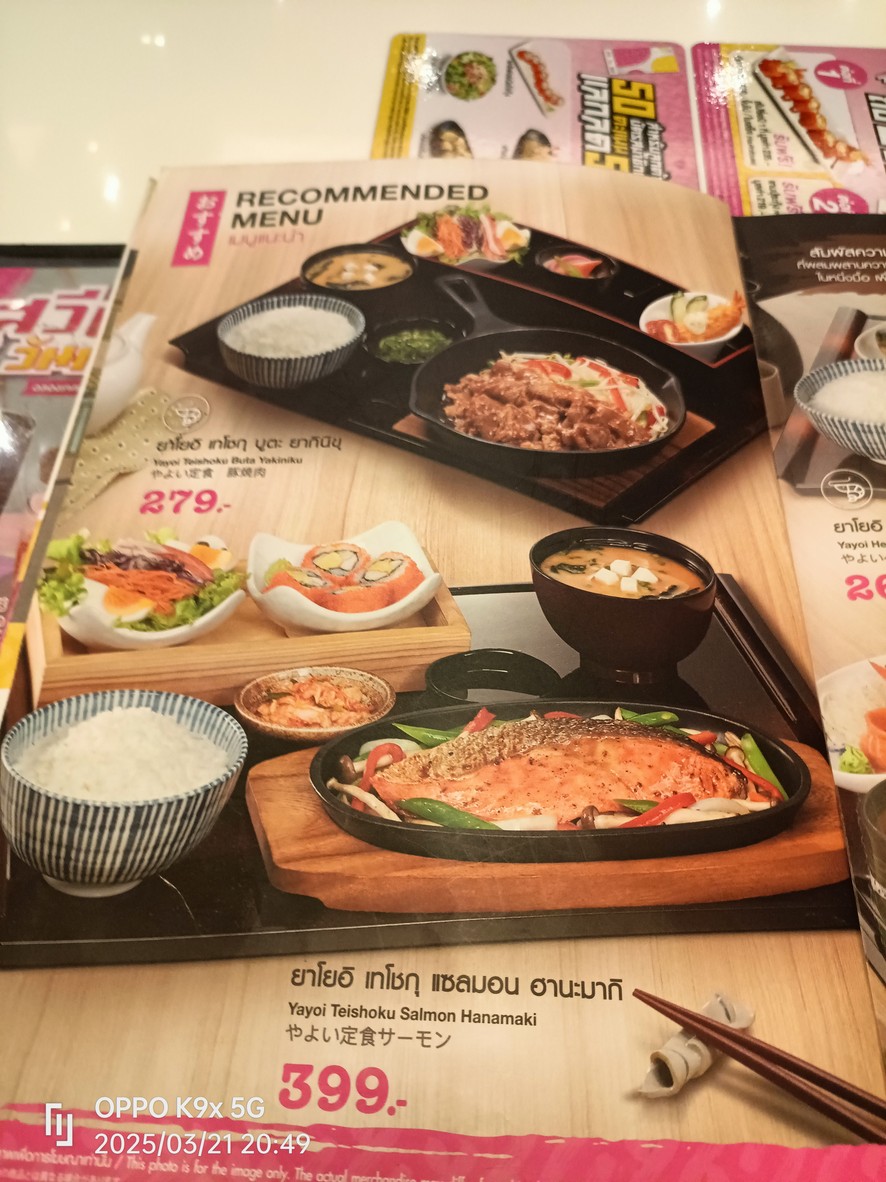Yayoi Japanese Restaurant menu 4