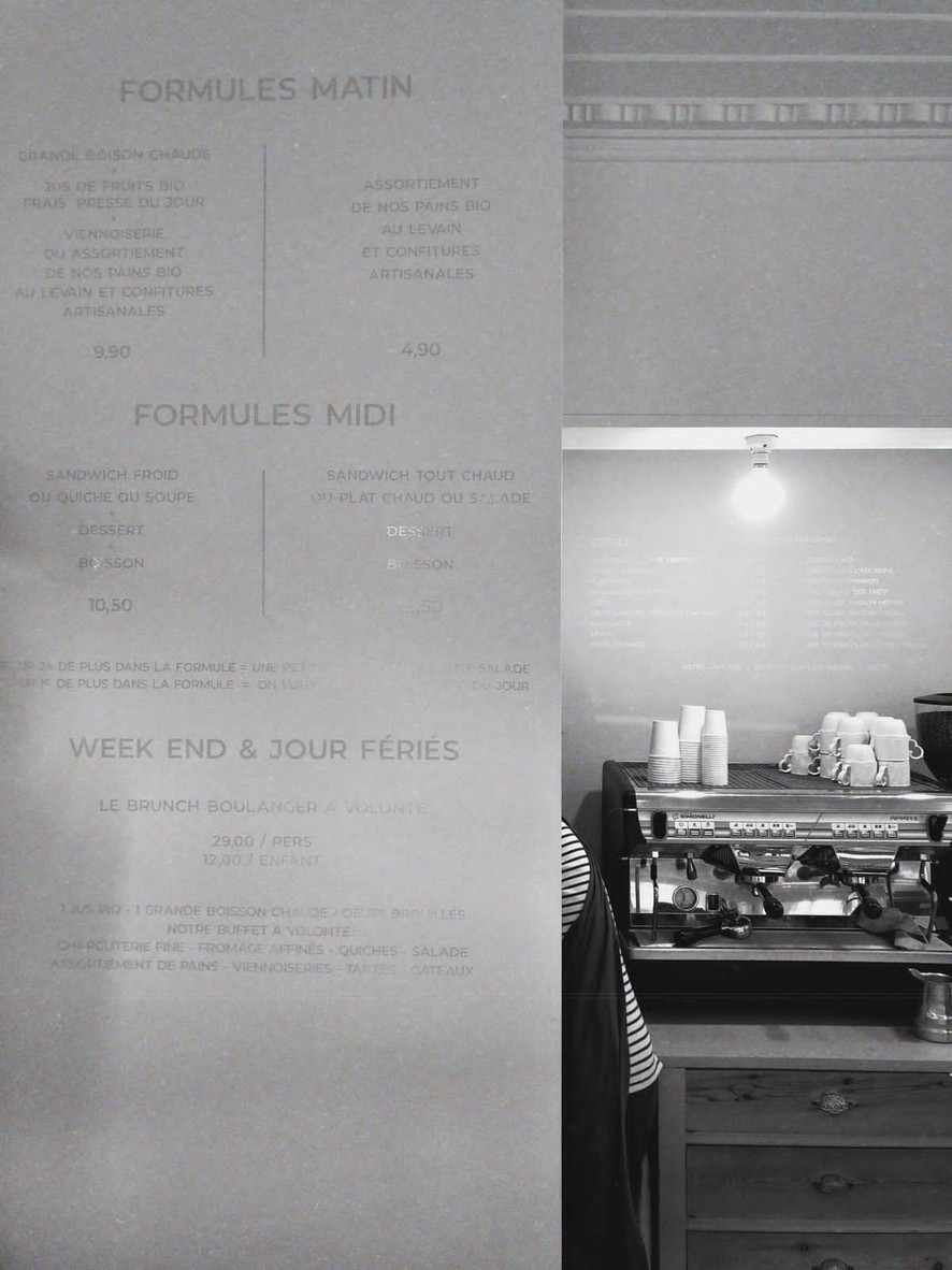 Maison Dimanche menu 1