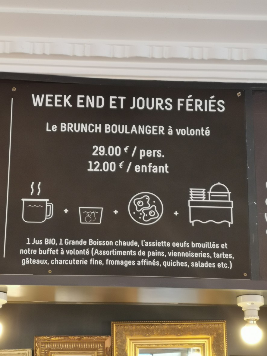 Maison Dimanche menu 2