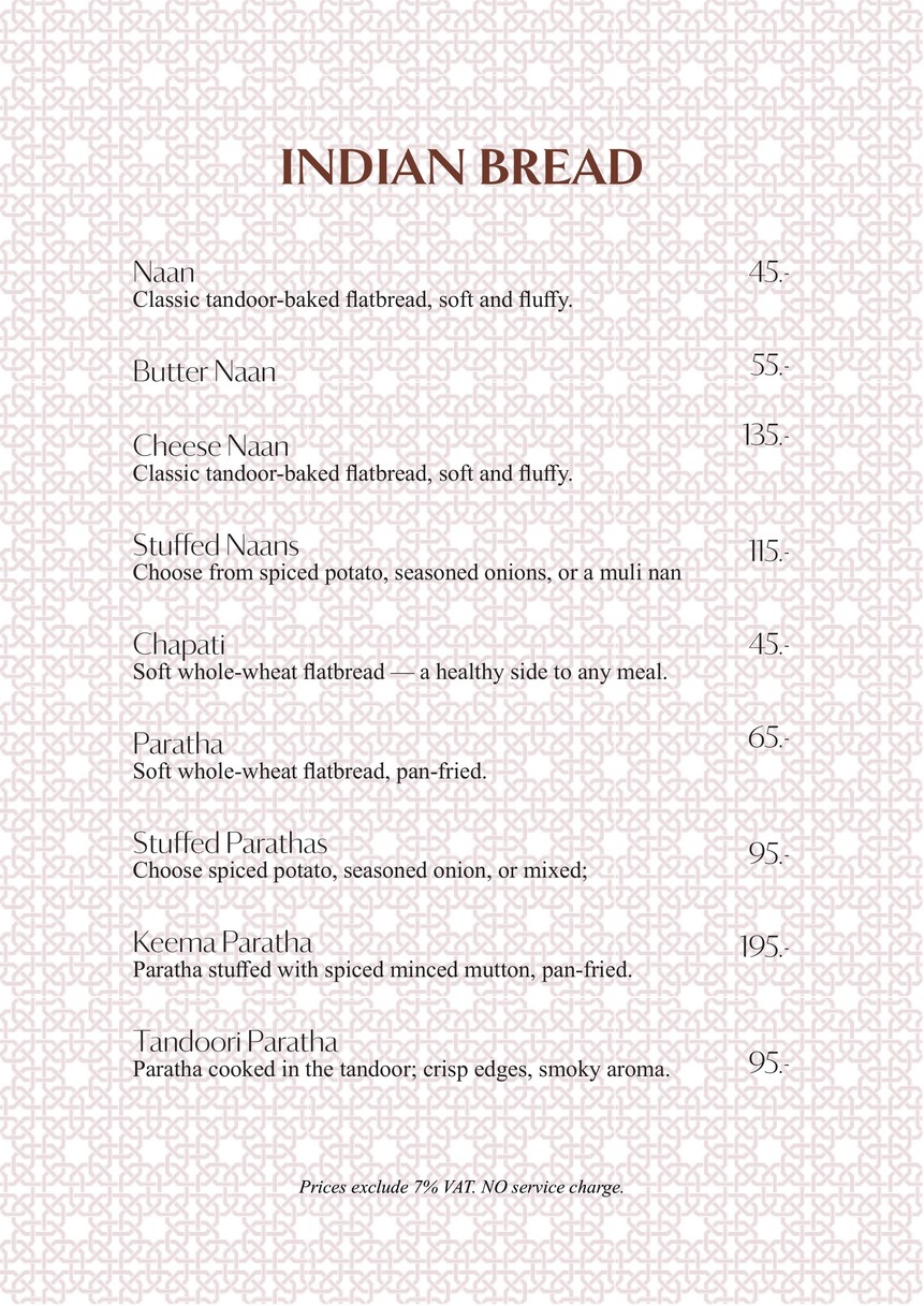 هيمالي تشا تشا آند سون menu 3