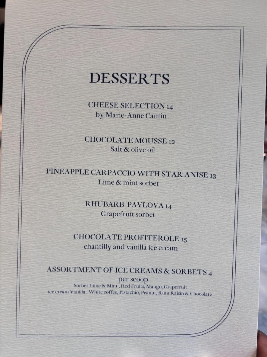 Fitzgerald menu 2
