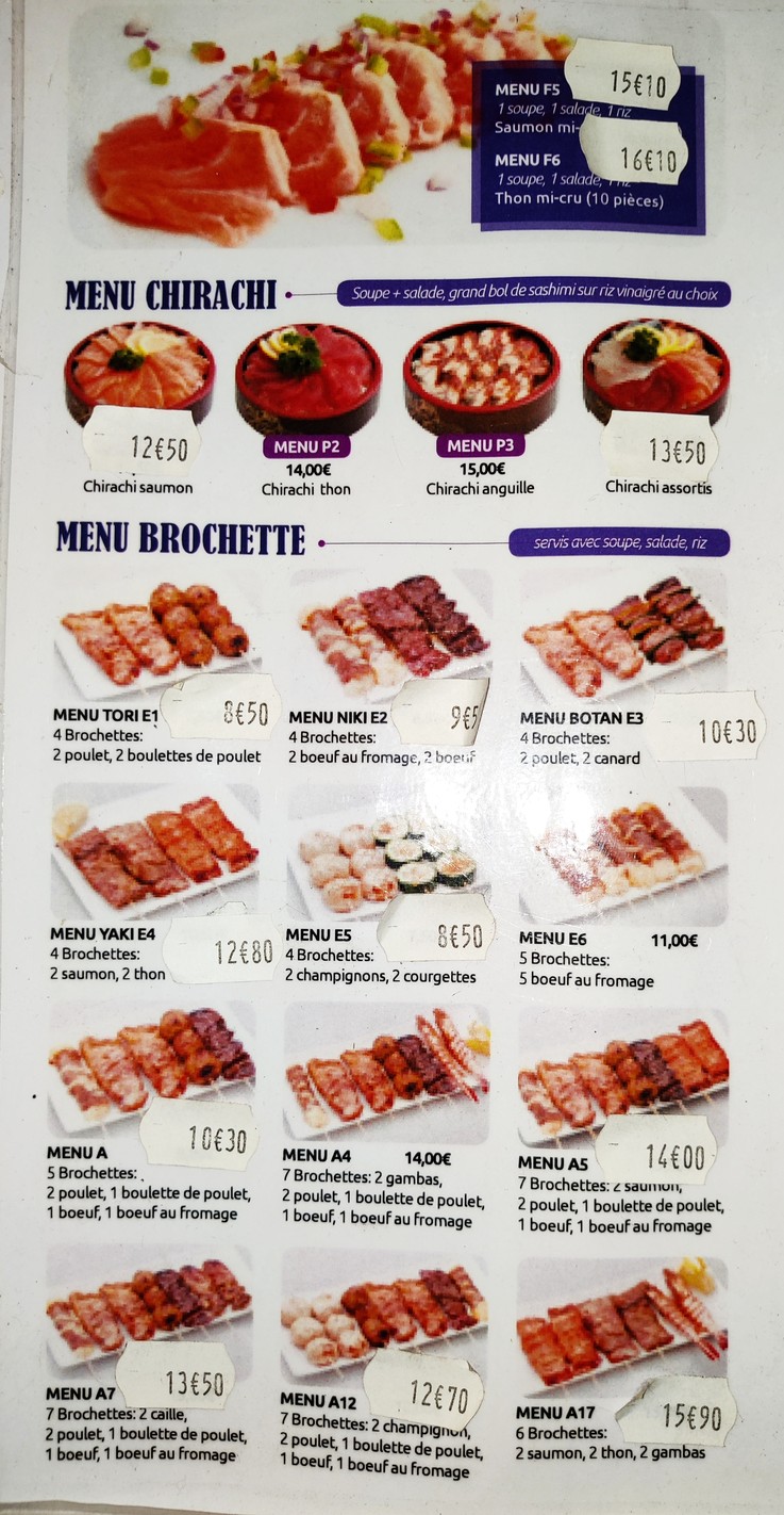Sushi Sun menu 3