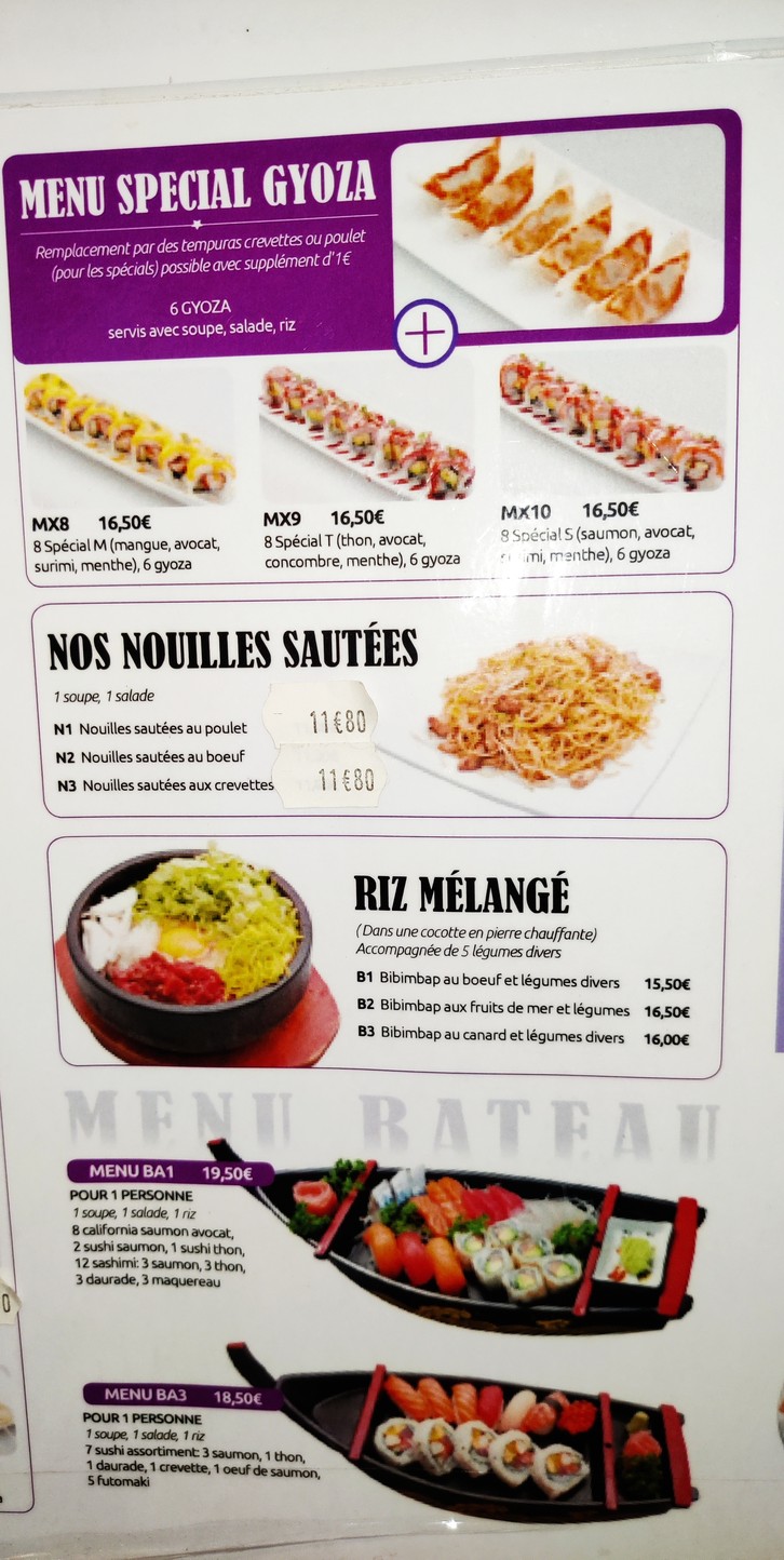 Sushi Sun menu 4