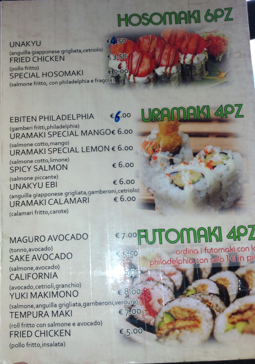 Yuki menu 3