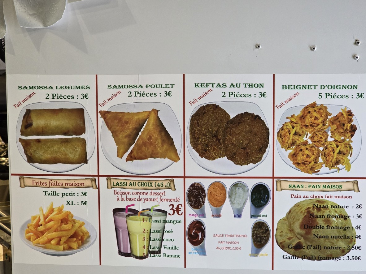 Tonton Indien menu 1
