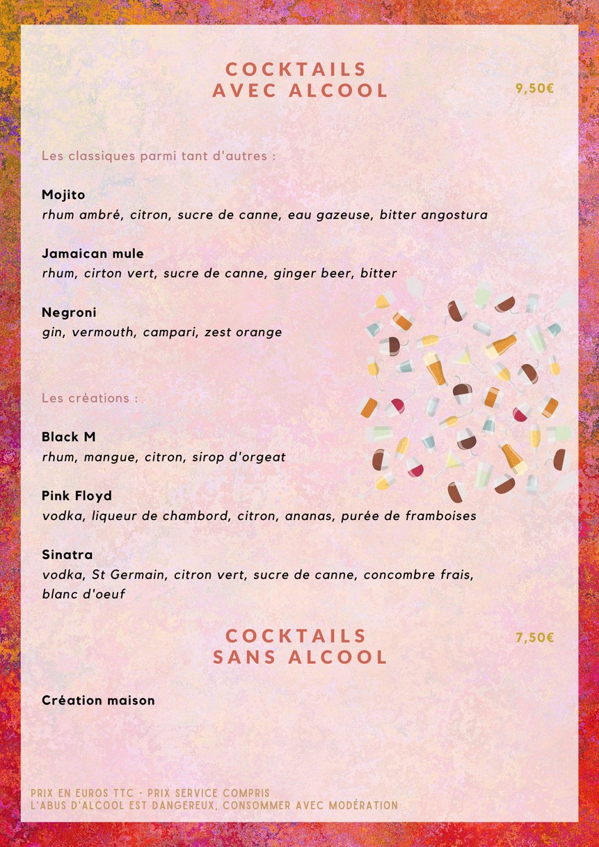 LE SPEAKART BAR menu 2
