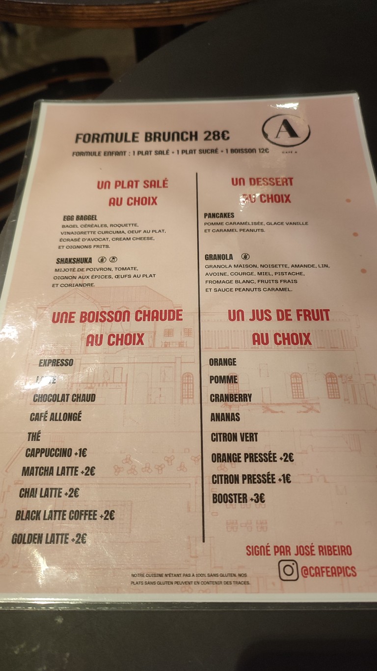 Café A menu 3