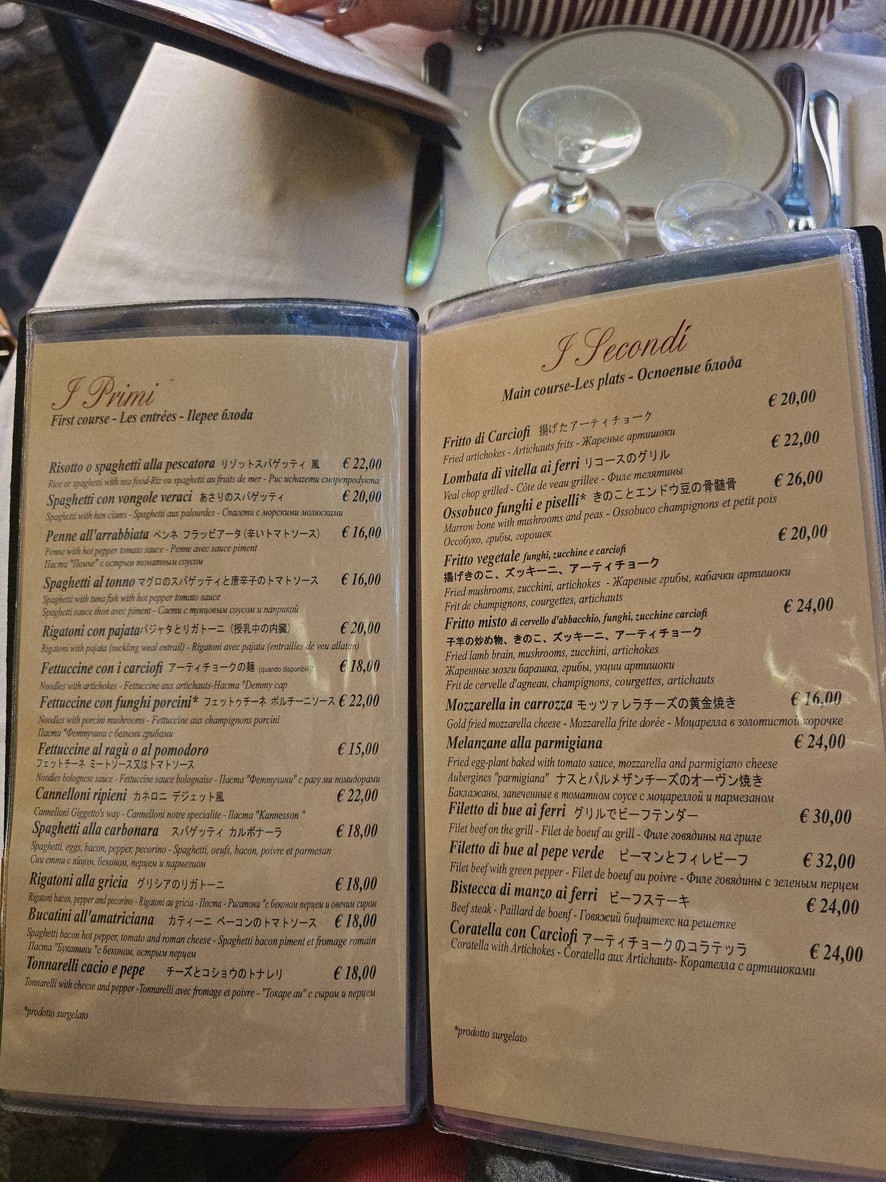 Giggetto menu 3