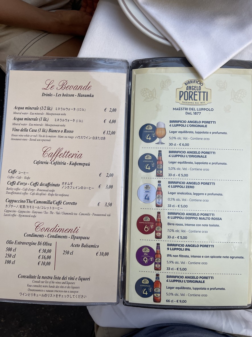 Giggetto menu 8