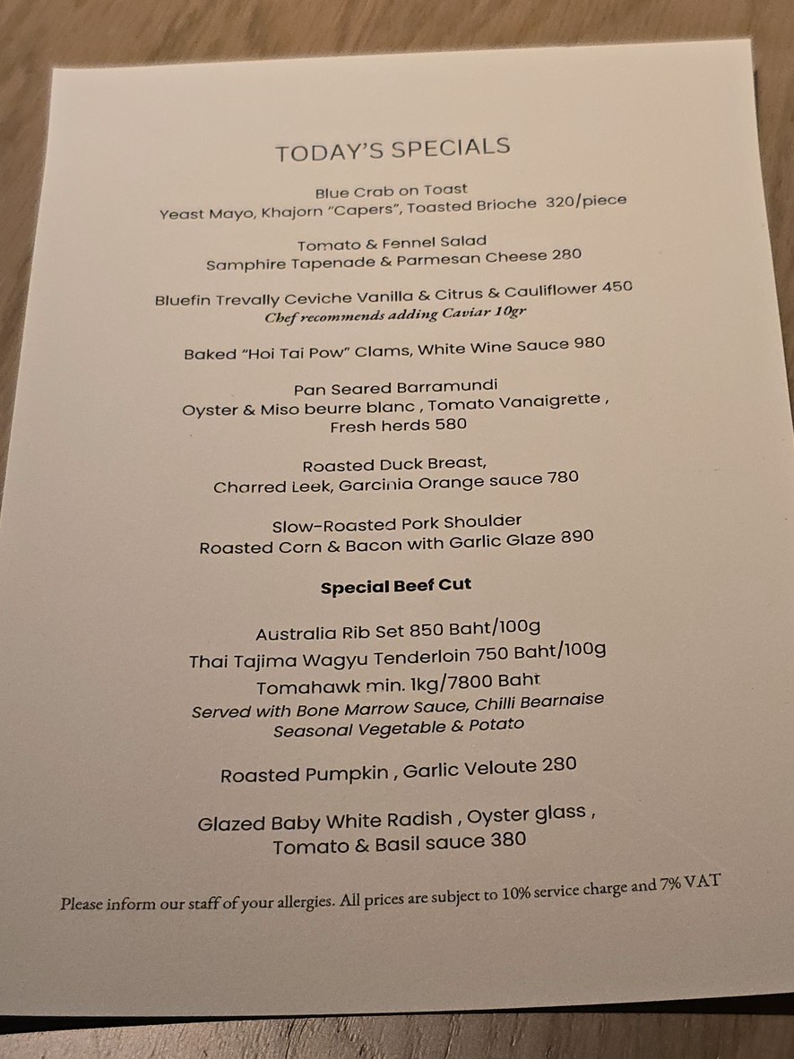 Verlan Bangkok menu 3