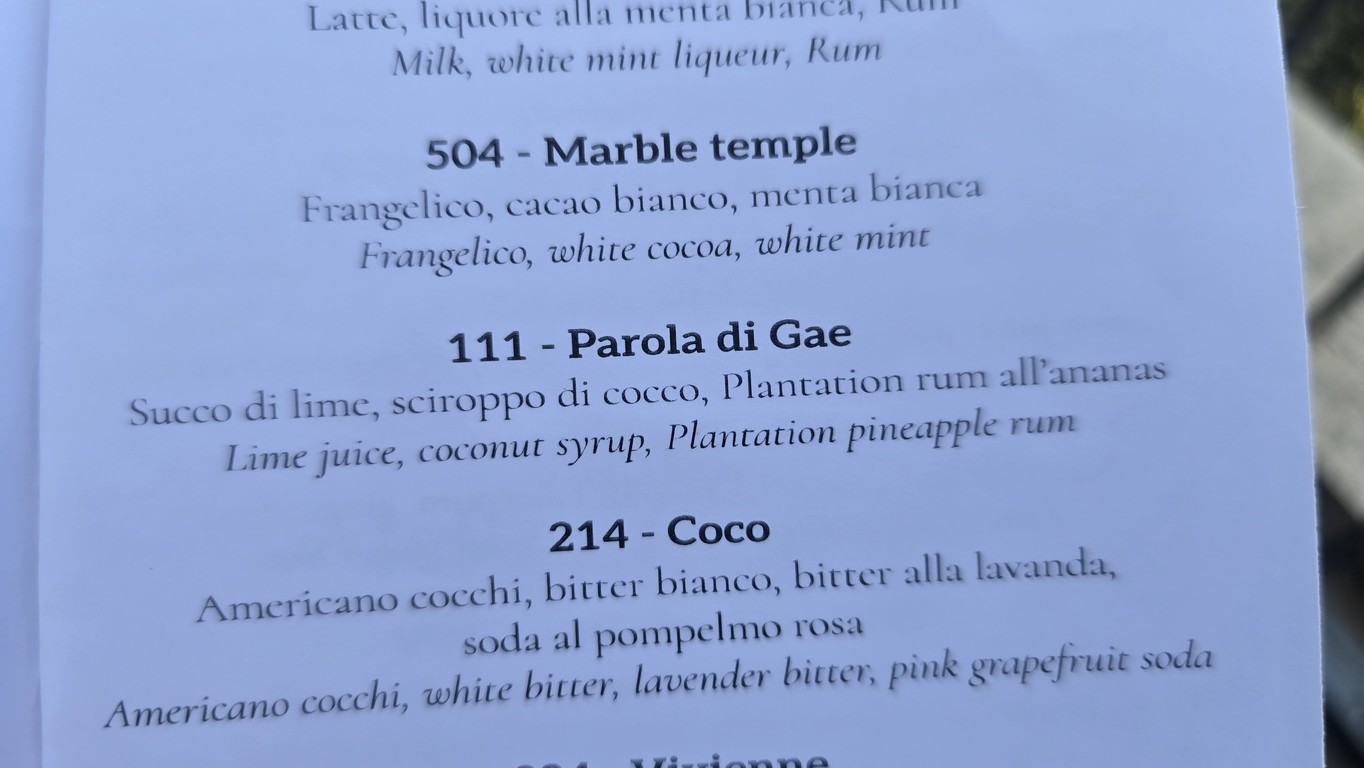 47 Circus Roof Garden menu 4