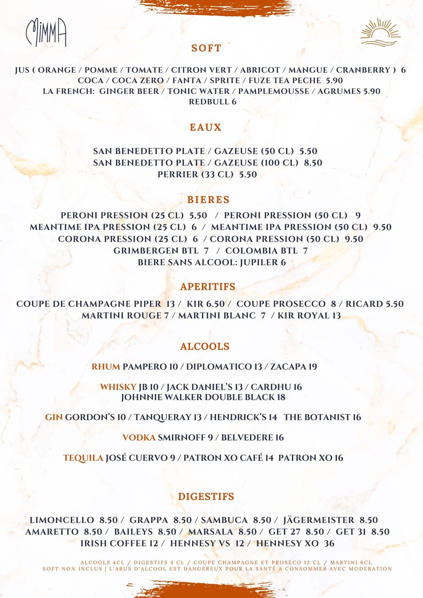 Mimma menu 4